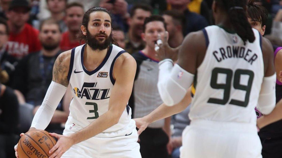 Los Jazz 'bailan' al son de Ricky Rubio