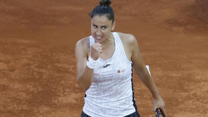 Sara Sorribes gana a Osaka y sostiene al tenis femenino español en Madrid