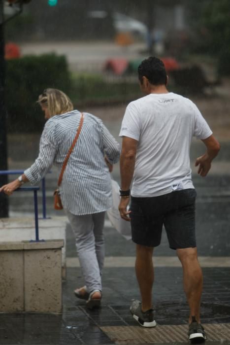 Tromba de agua en Valencia