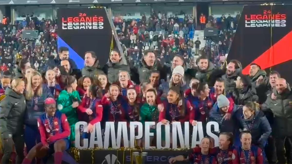 El Barça, campeón de la Supercopa