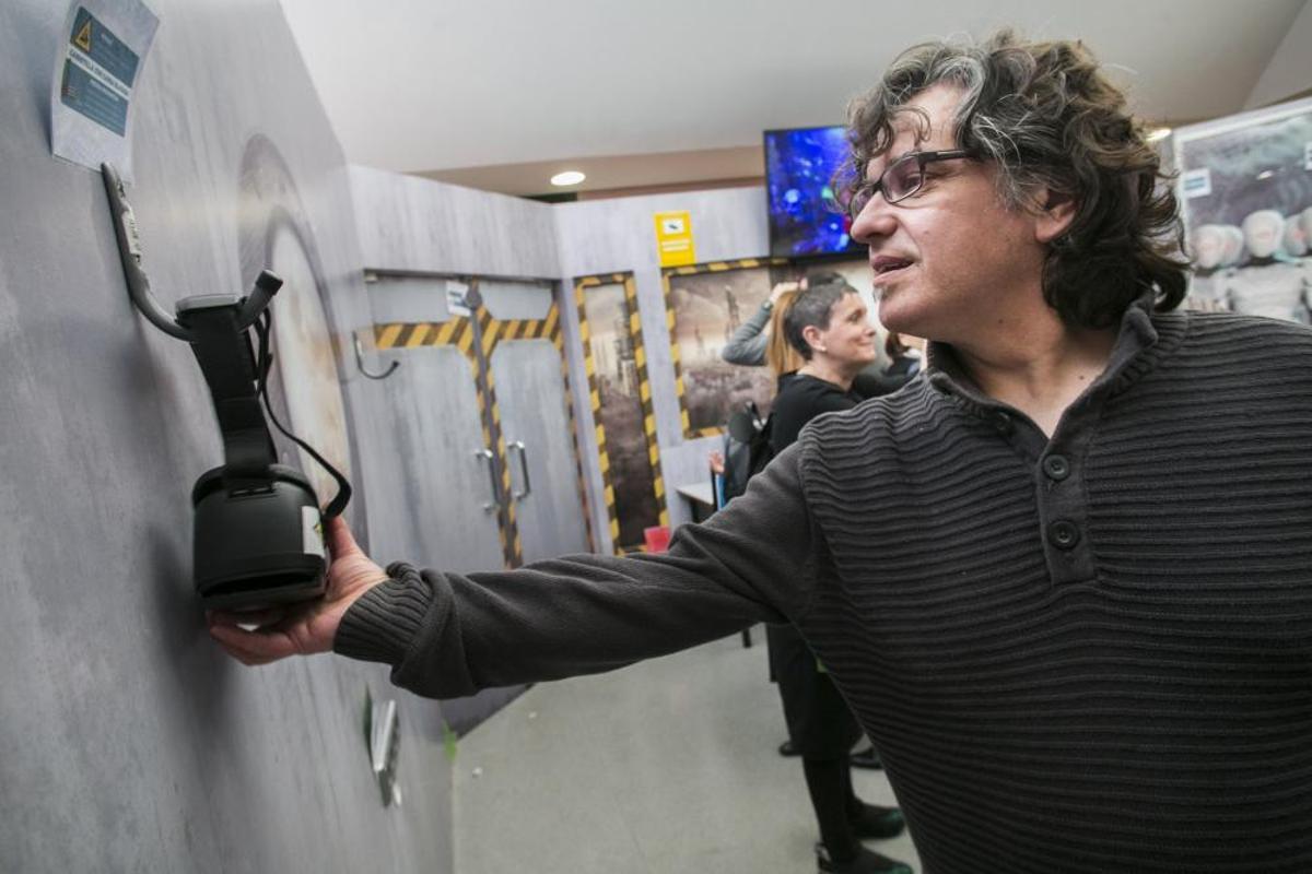 Presentan una escape room en el Instituto Asturiano de Prevención de Riesgos Laborales para sensibilizar sobre el tema de los riesgos laborales a estudiantes de FP