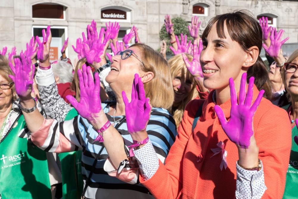 Actos en Vigo del día contra el cáncer de mama