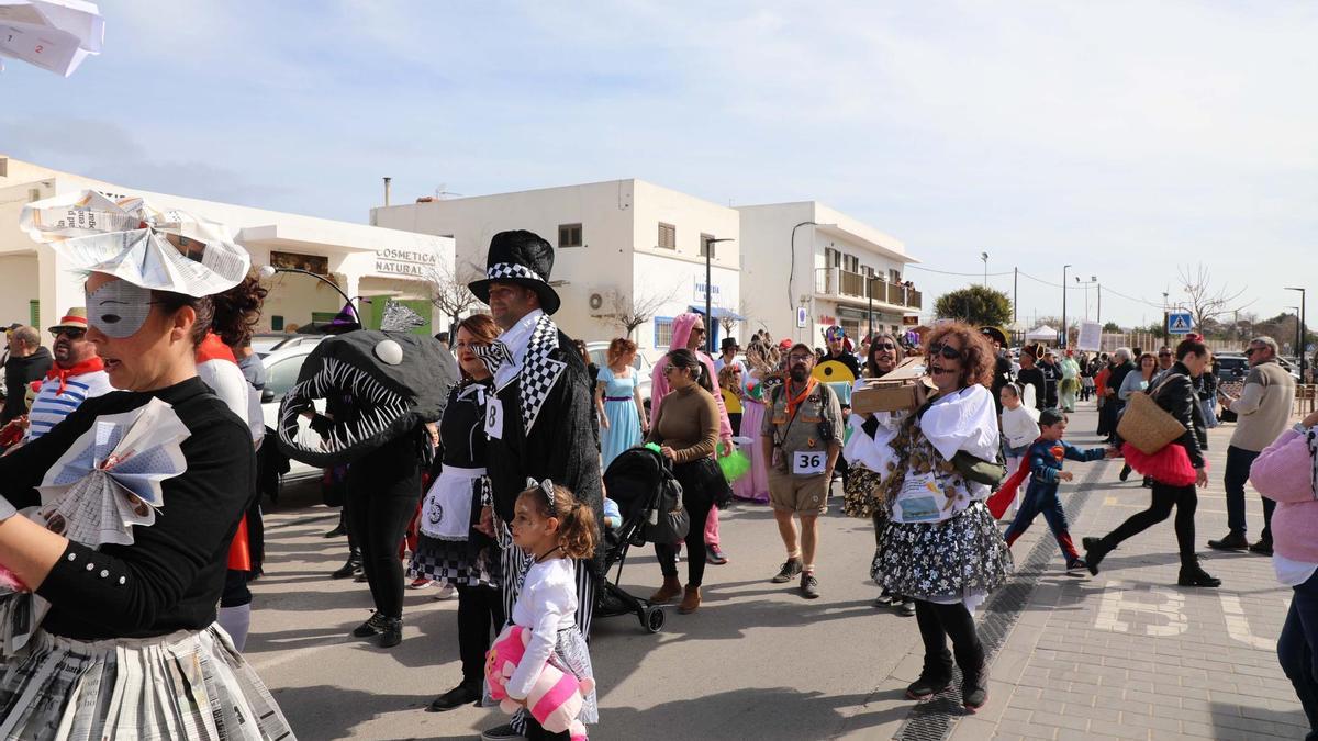 La rúa de carnaval de Formentera