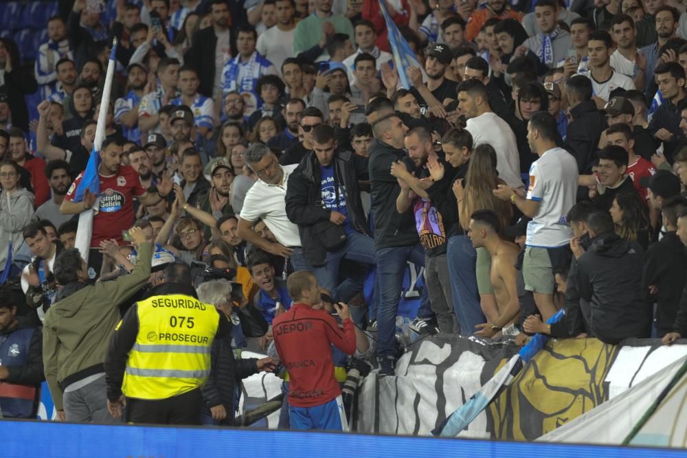 La afición se lo pasó en grande ante el Málaga