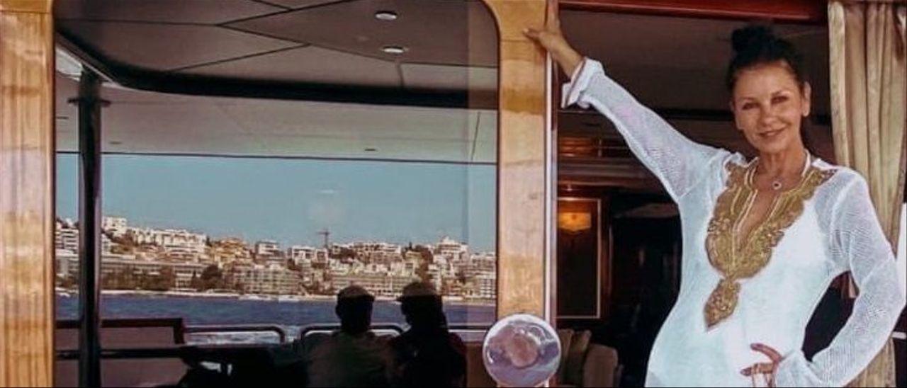 Catherine Zeta-Jones a bordo de &#039;Il Sole&#039; en Ibiza