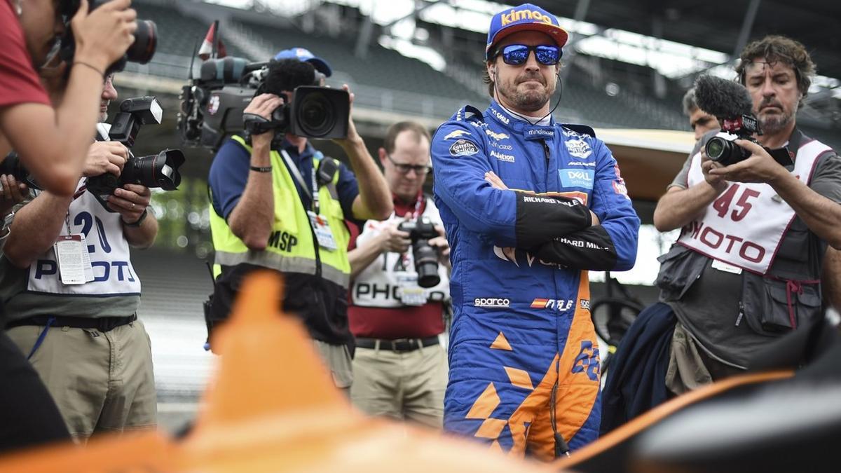 Fernando Alonso en Indianápolis