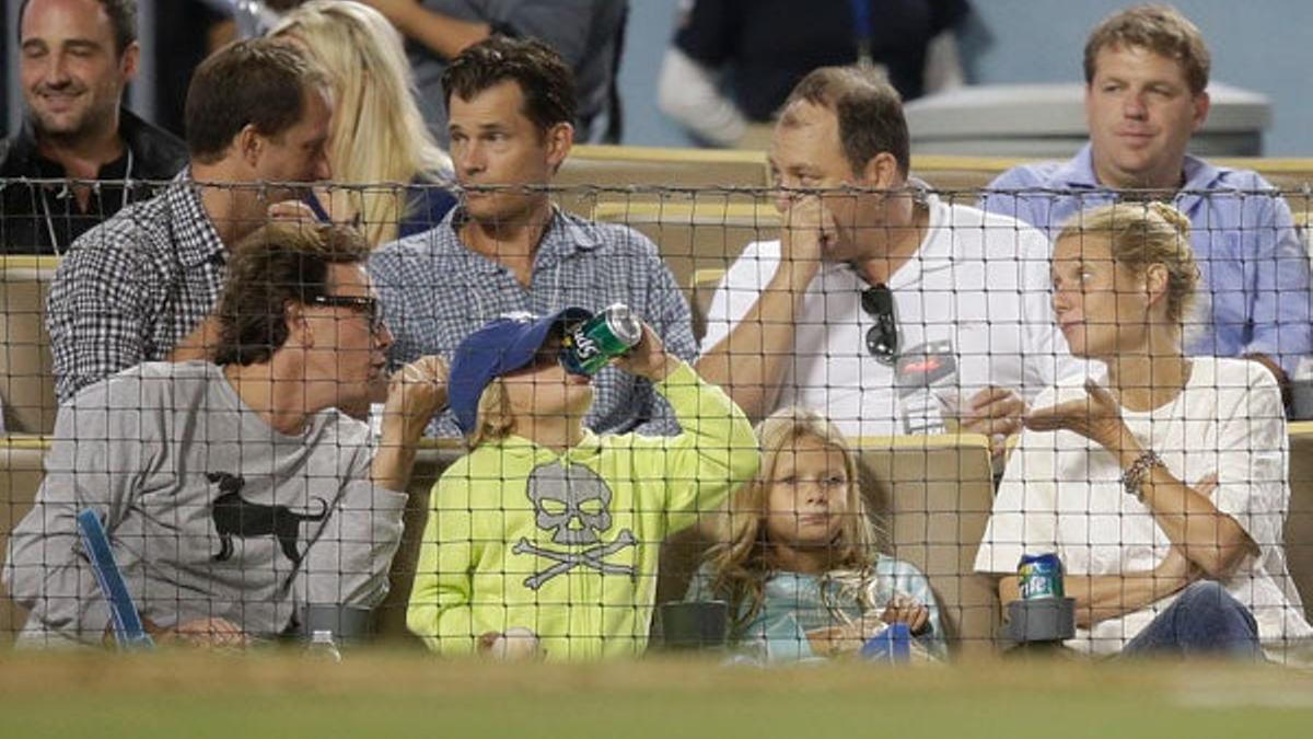 Gwyneth Paltrow, tarde de béisbol con sus hijos