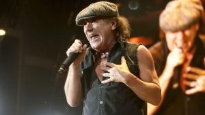 El cantante británico del grupo de rock AC/DC, Brian Johnson, en una imagen de archivo// Jose Manuel Vidal / EFE