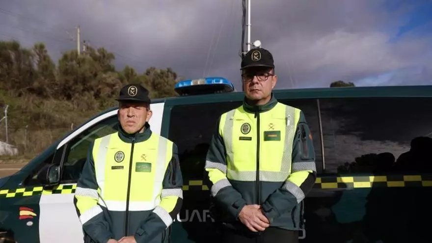 Ángel Ayala y Arturo Carmona, los primeros agentes de la Guardia Civil en llegar a los trenes del accidente de Adamuz