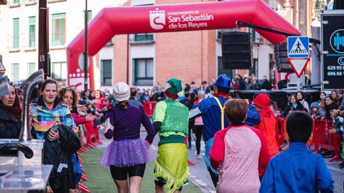 La carrera 'Sanselvestre'.