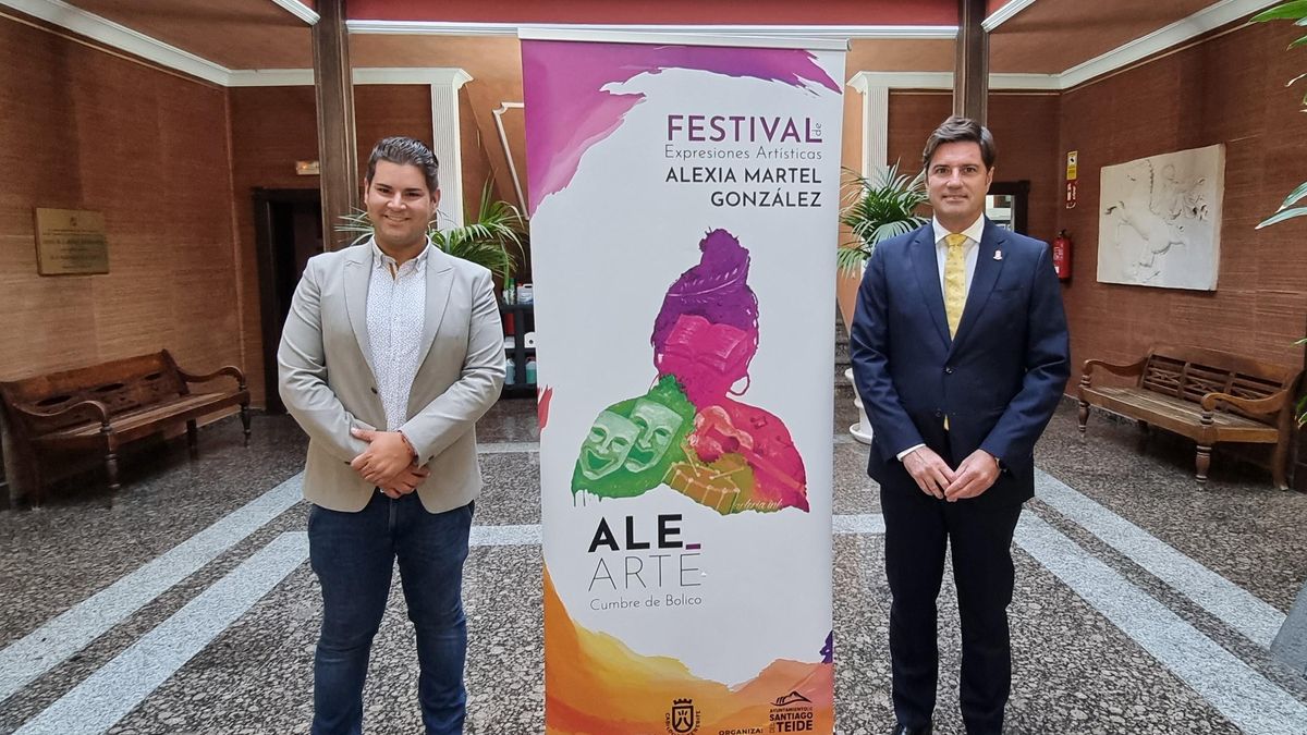 The Mayor presents the VI edition of ALE_ARTE Cumbre de Bolico Festival of Artistic Expressions Alexia Martel González