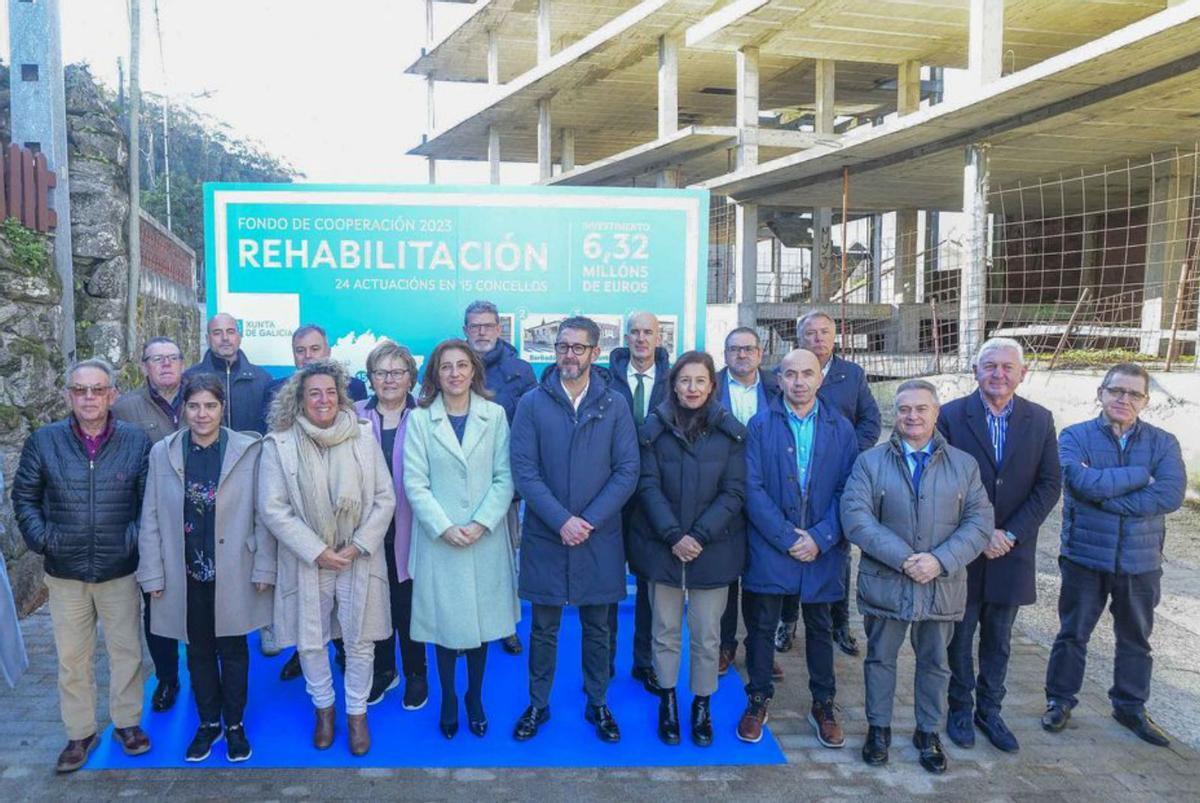 Infografía de cómo quedaría la reforma de San Bartolomé en Meira.   | // UN+UN ARQUITECTOS
