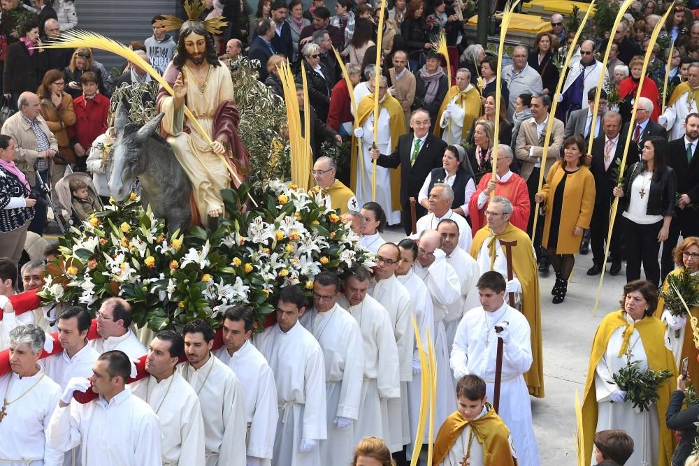 Mato y Escribano en la procesión de la Borriquilla