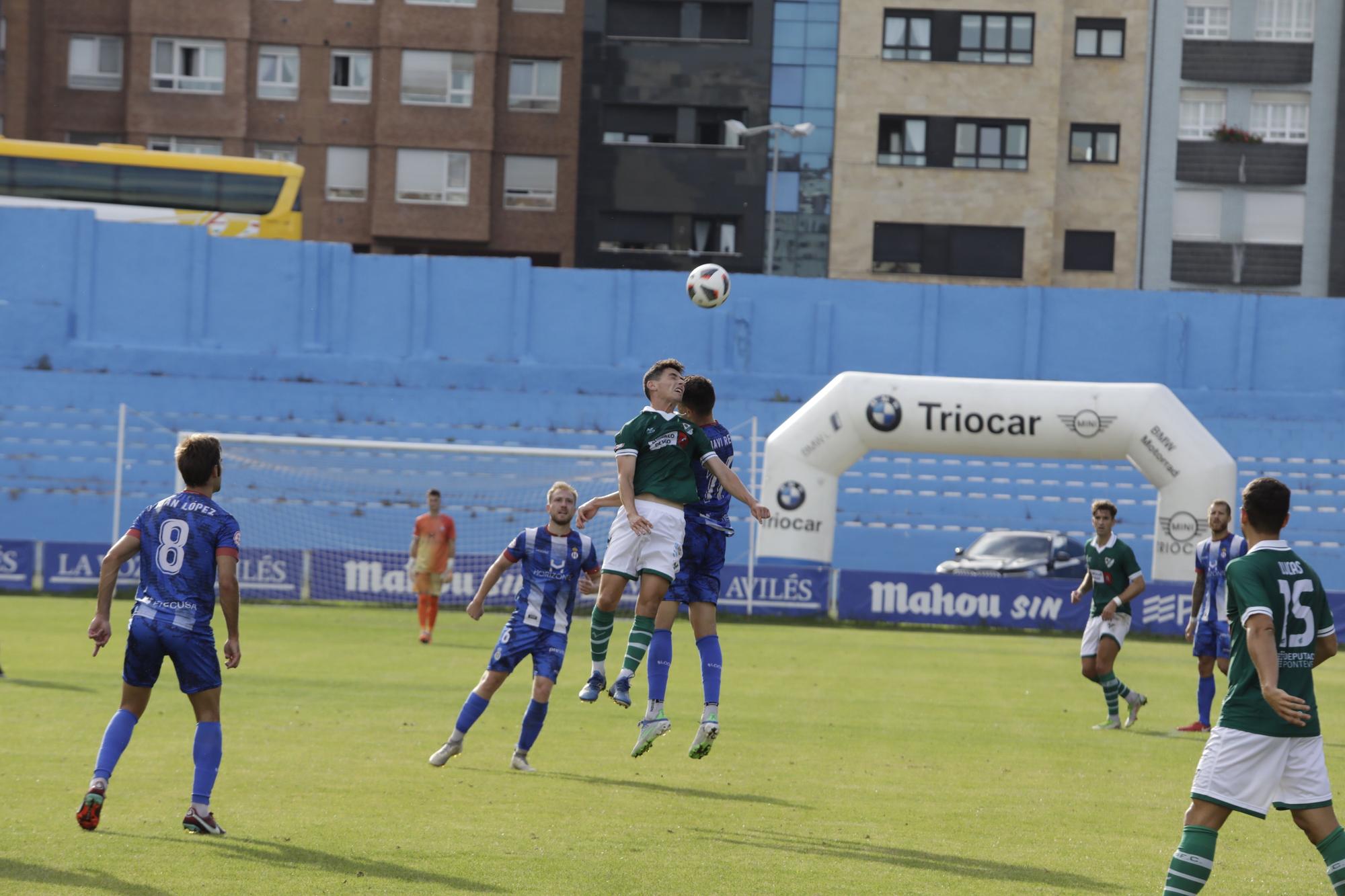 Las imágenes de la primera jornada de los asturianos en Segunda RFEF