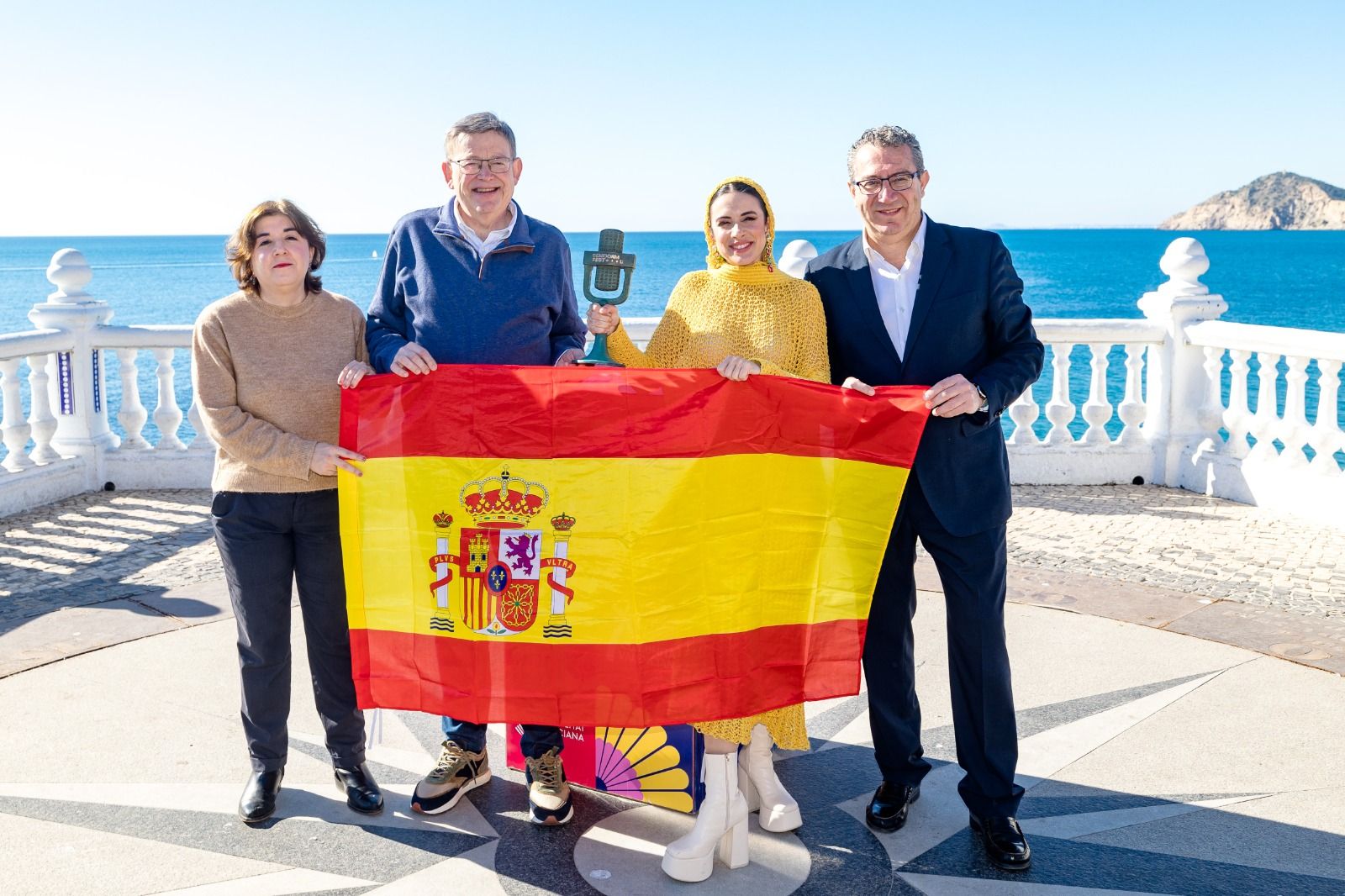 Blanca Paloma en la rueda de prensa como ganadora del Benidorm Fest 2023