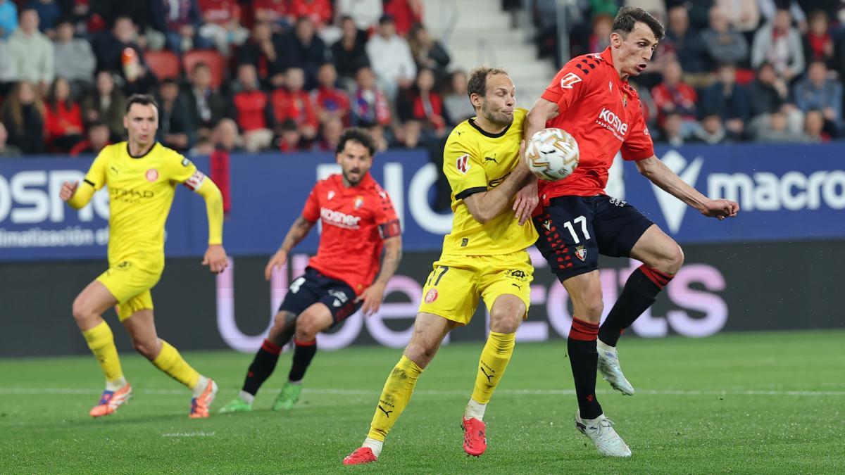 Budimir, goleador en el Osasuna - Girona