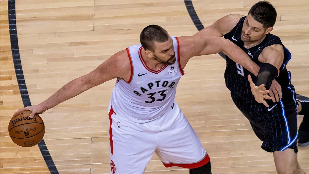 Marc Gasol: La intensidad defensiva se tiene que mantener, sí o sí. En la foto, Marc Gasol, en pleno partido ante Orlando Magic.