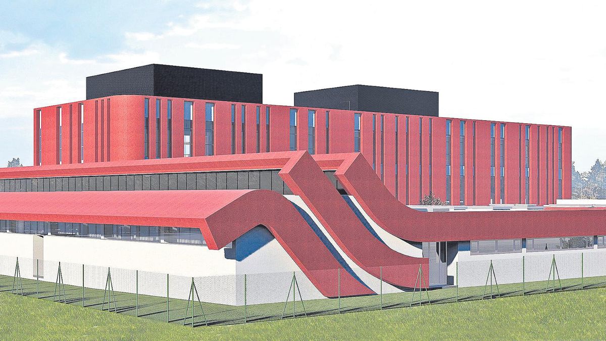 Boceto del proyecto para la ampliación de la Escuela Superior de Arte de Asturias