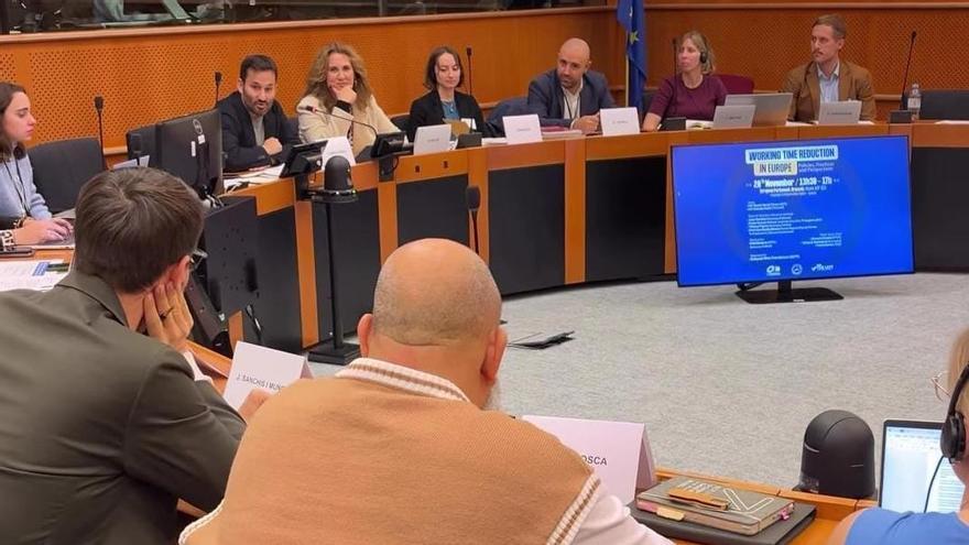 Marzà interviene en el Parlamento Europeo ante Nomdedéu.