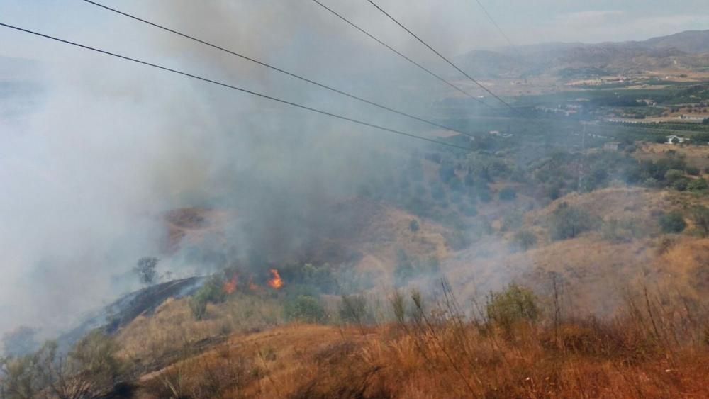 Se declara un incendio en Los Asperones