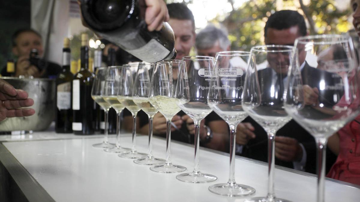 Vins de la DO Empordà a la Rambla de Figueres.