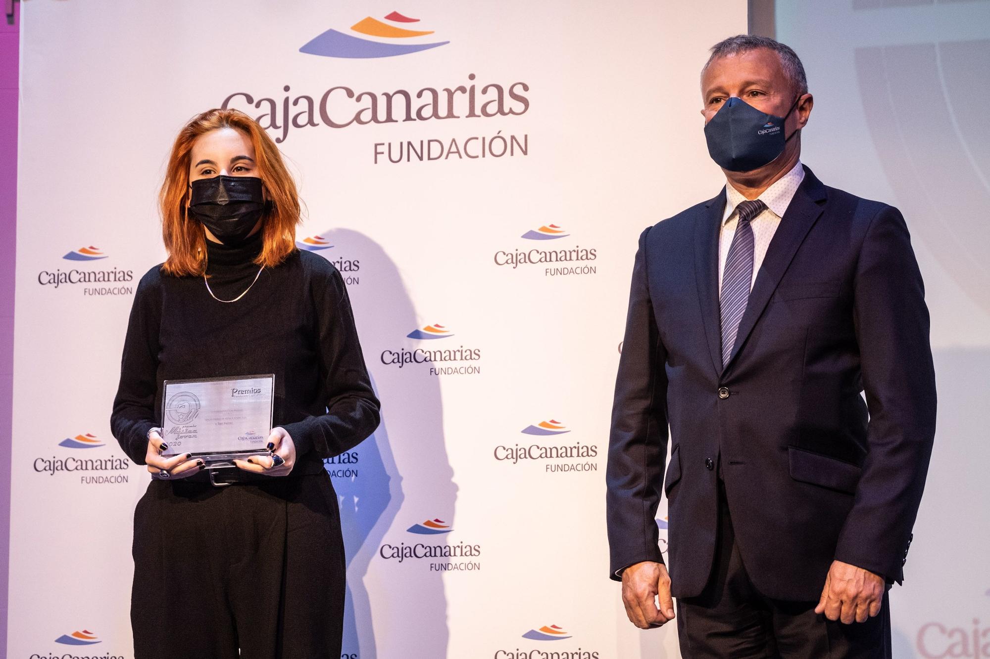 Entrega de los premios culturales de CajaCanarias 2020