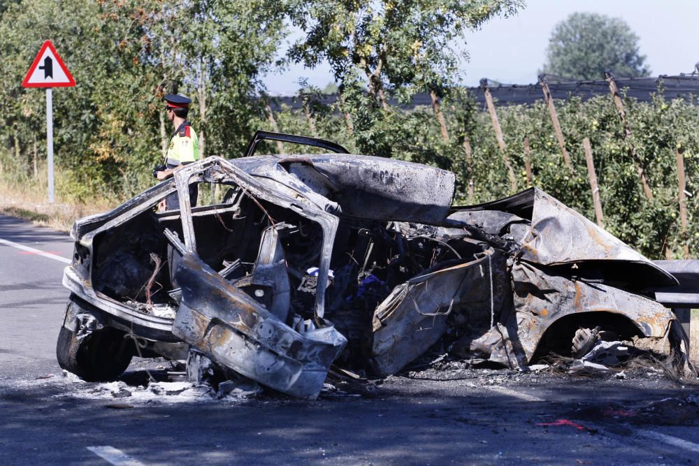 Accident de trànsit a Gualta