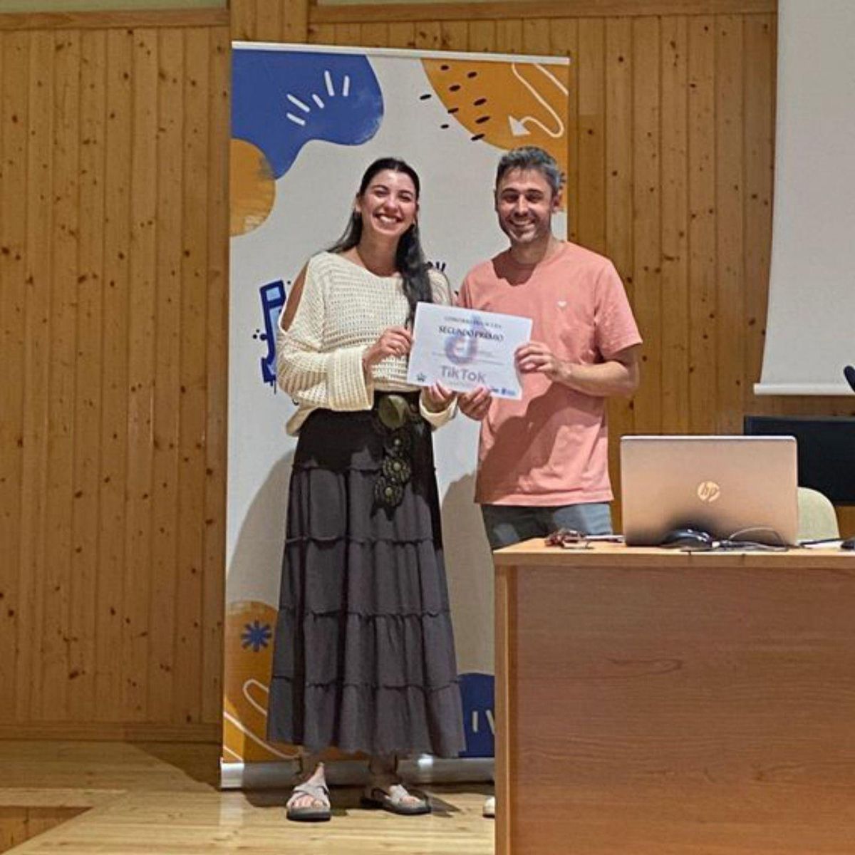 Paula Martínez, segundo premio.