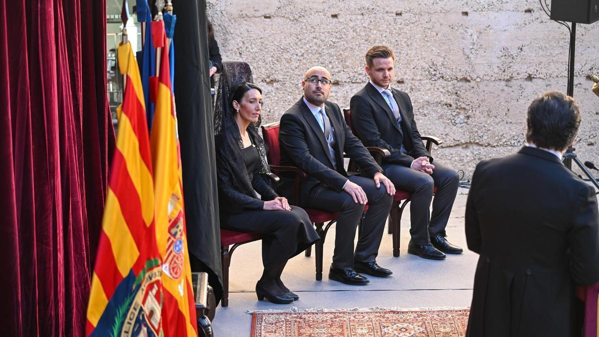 Así ha sido el acto cívico en el Palacio de Altamira de Elche para poner en valor la Trencà del Guió
