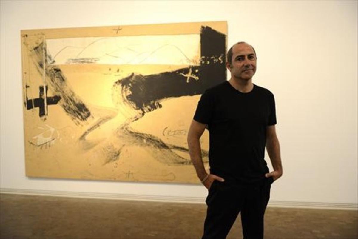 Carles Guerra, ahir a la Fundació Tàpies.