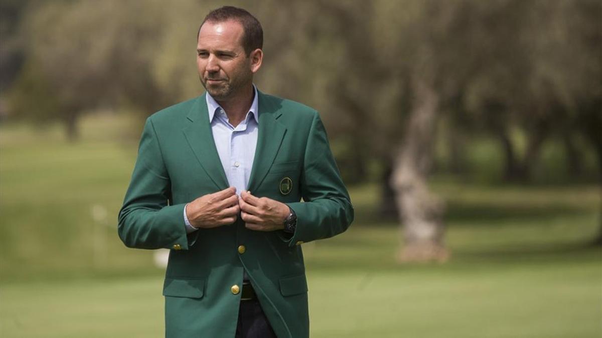 Sergio García, en Castellón, tras ganar el Masters