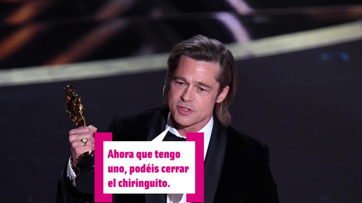 Brad Pitt pide que cierren los Oscar después de recibir uno