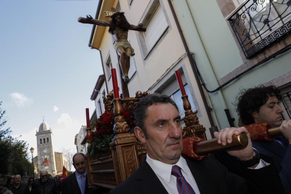 Procesión del socorro en Luanco