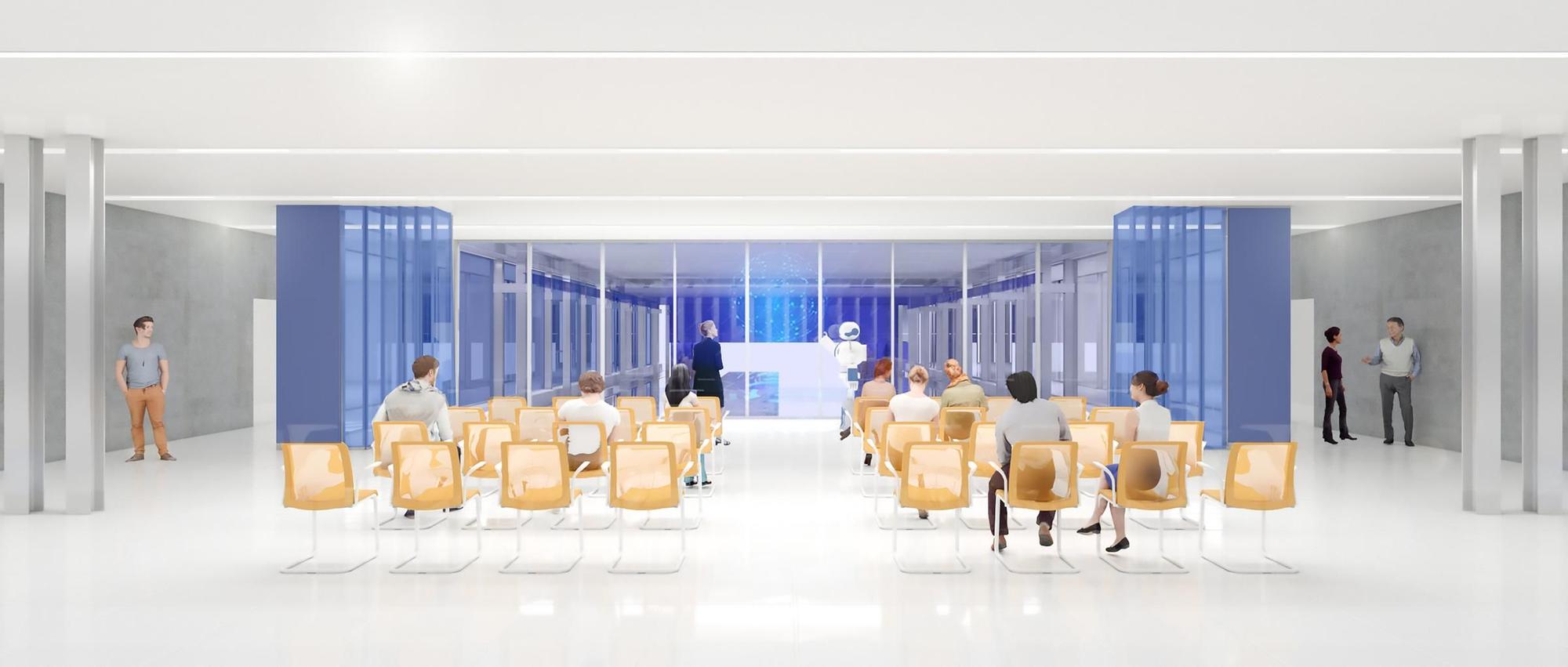 Recreación del nuevo edificio del Instituto Tecnológico de Aragón (ITA).