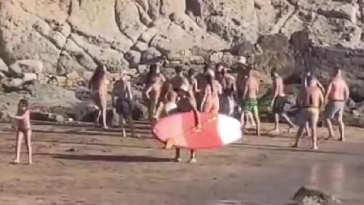 Pelea en Tauro durante la procesión de la Virgen del Carmen