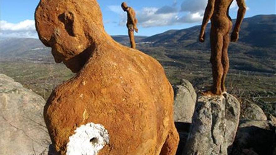 Identificado el autor del tiroteo a las esculturas de El Torno