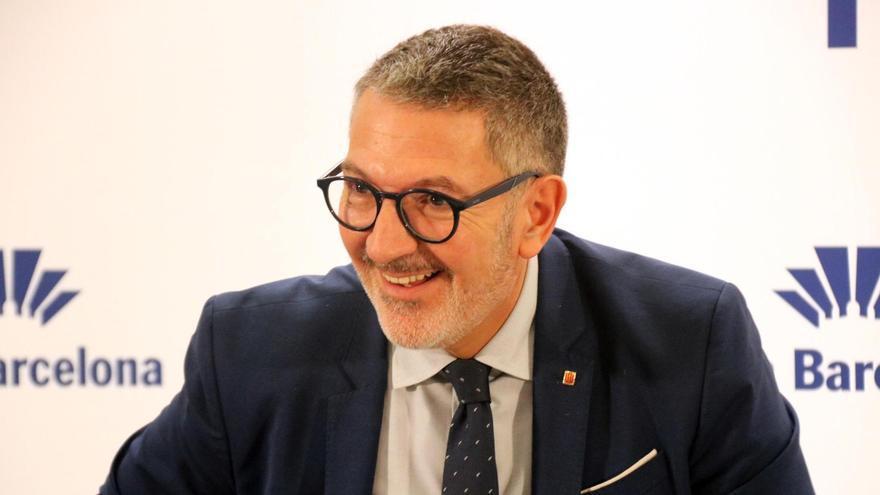 Miquel Sàmper, conseller d'Empresa i Treball de la Generalitat