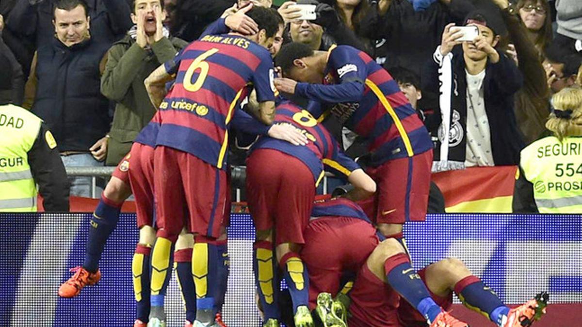 El Barça dio un recital en el Bernabéu