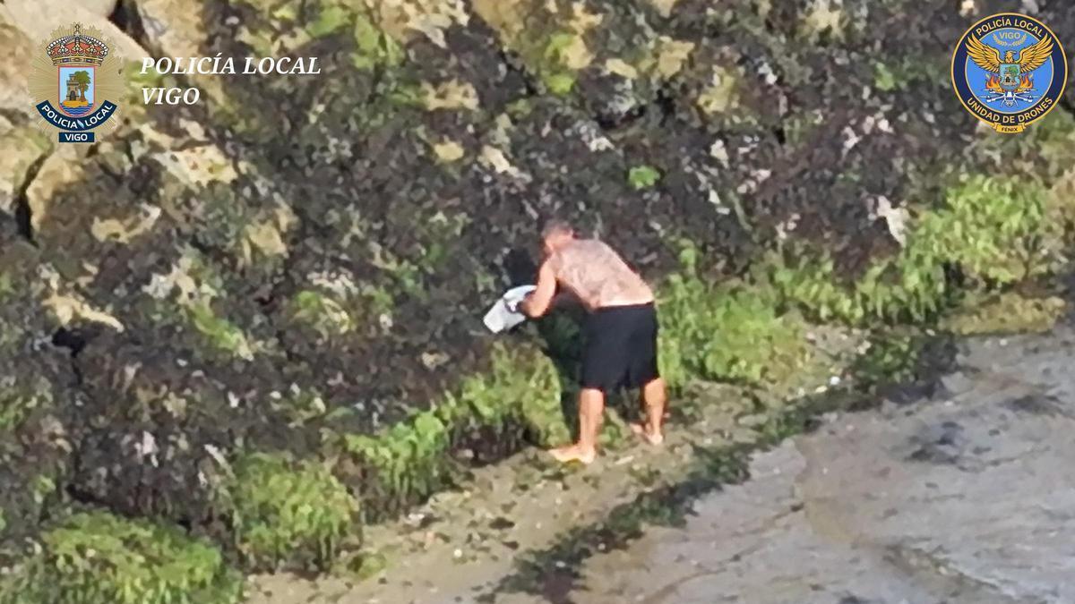El furtivo 'cazado' por un dron.