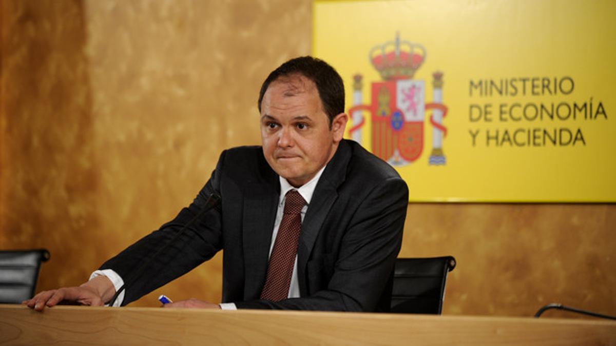 David Vegara, durante una rueda de prensa, en una imagen de archivo.