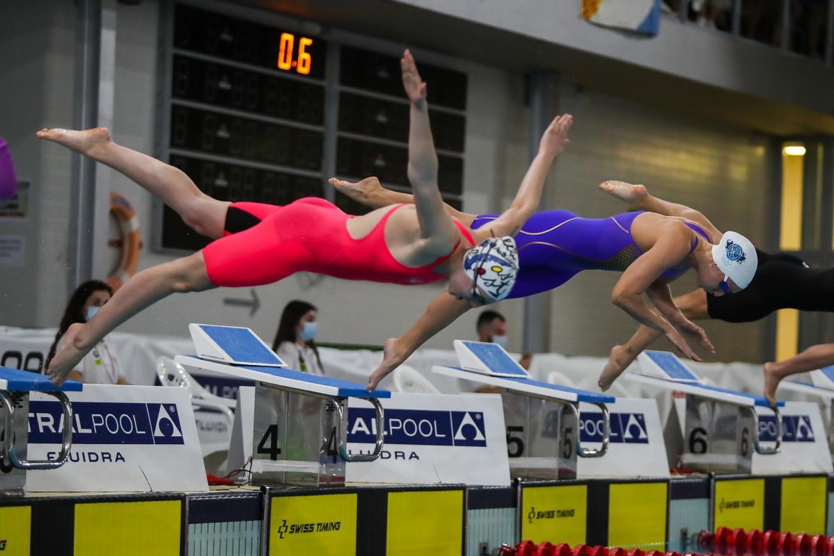 Imagen de la salida de una prueba en el Nacional que se ha cerrado hoy en Castellón.