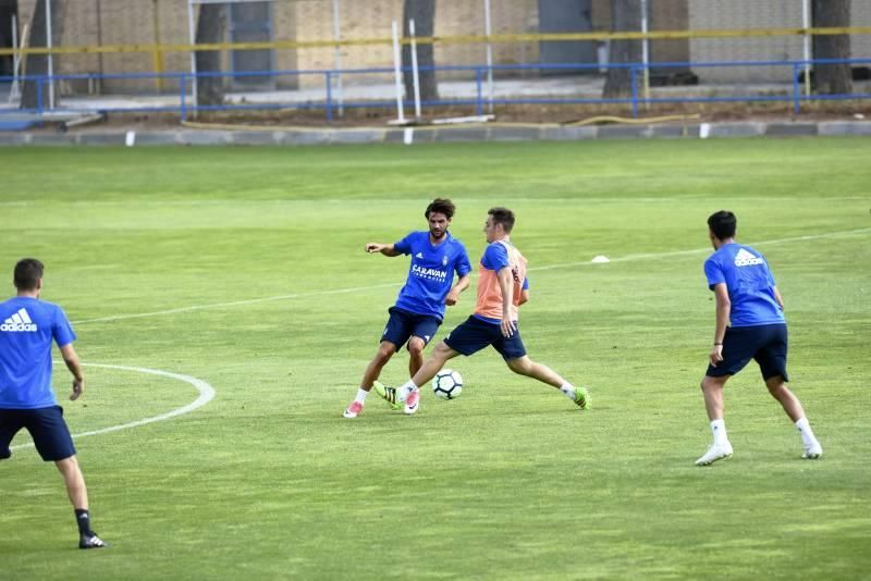 Primer entrenamiento del Real Zaragoza