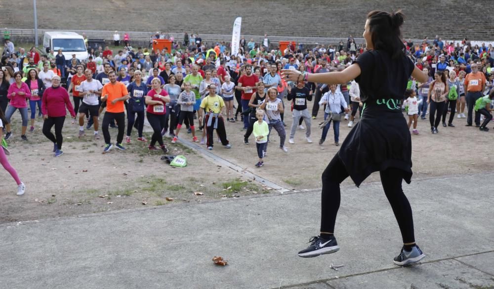 Alrededor de 3.000 personas participaron en la mañana del domingo en la marcha solidaria de 9 kilómetros de Aspanaex.