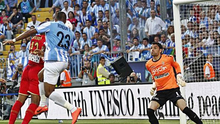 El gol de Rondón que condenó al Sporting y coronó al Málaga