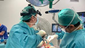 Un momento de la operación