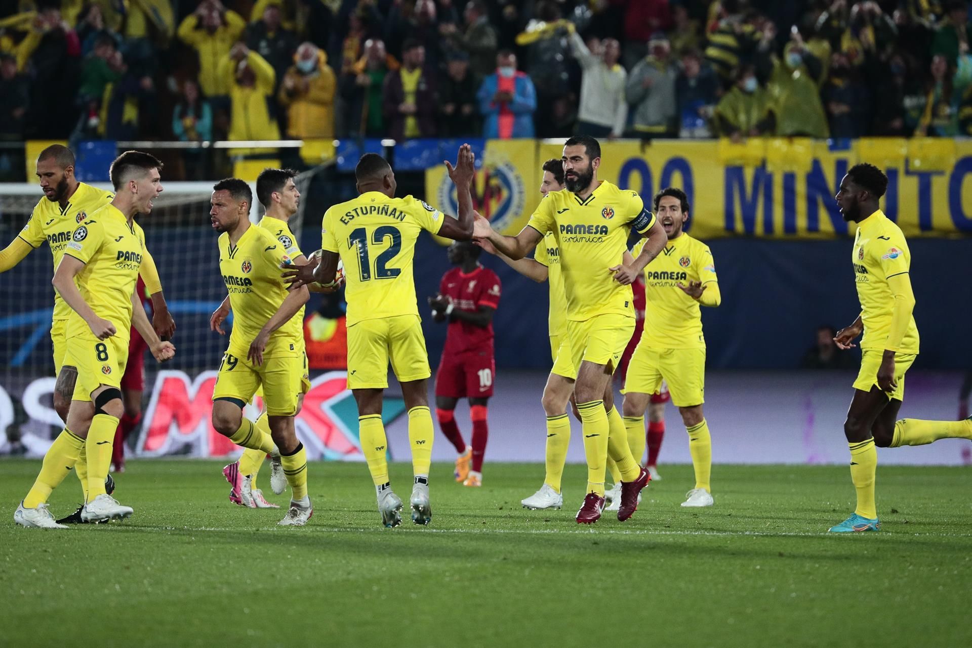 Las mejores imágenes de la primera parte del Villarreal-Liverpool