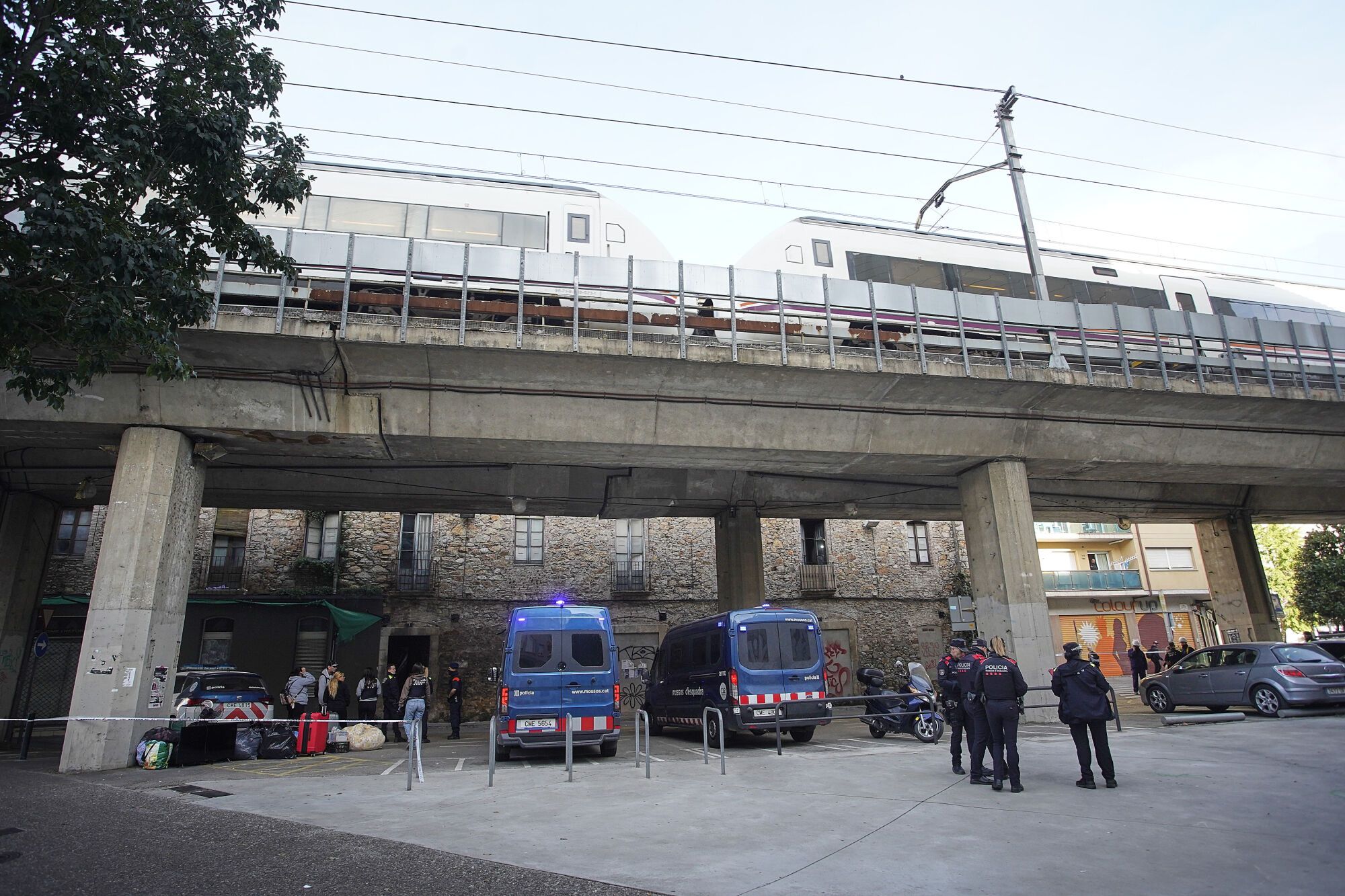 Girona carrer Tomàs Mieres desallotjament edifici ocupat