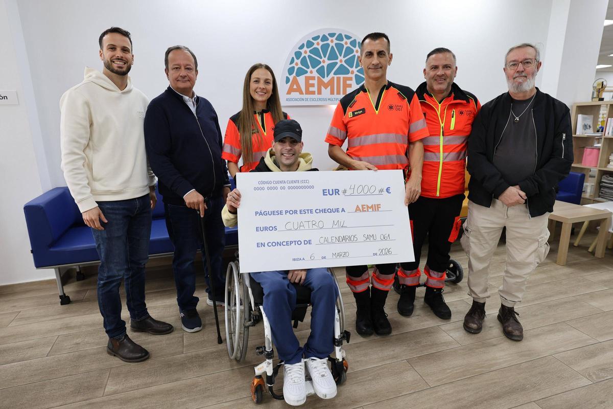 4.000 euros para ayudar a enfermos neurodegenerativos de Ibiza y Formentera