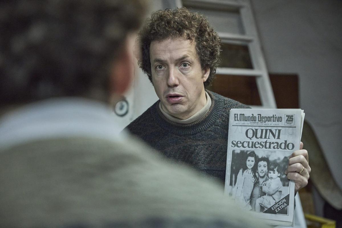 El oscense Vito Sanz, uno de los secuestradores, en 'Por cien millones'.