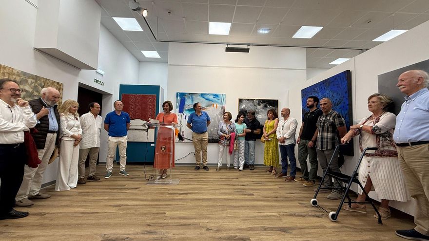 Así es la muestra de las 27 obras ganadoras del Certamen Nacional de Pintura de Villaviciosa